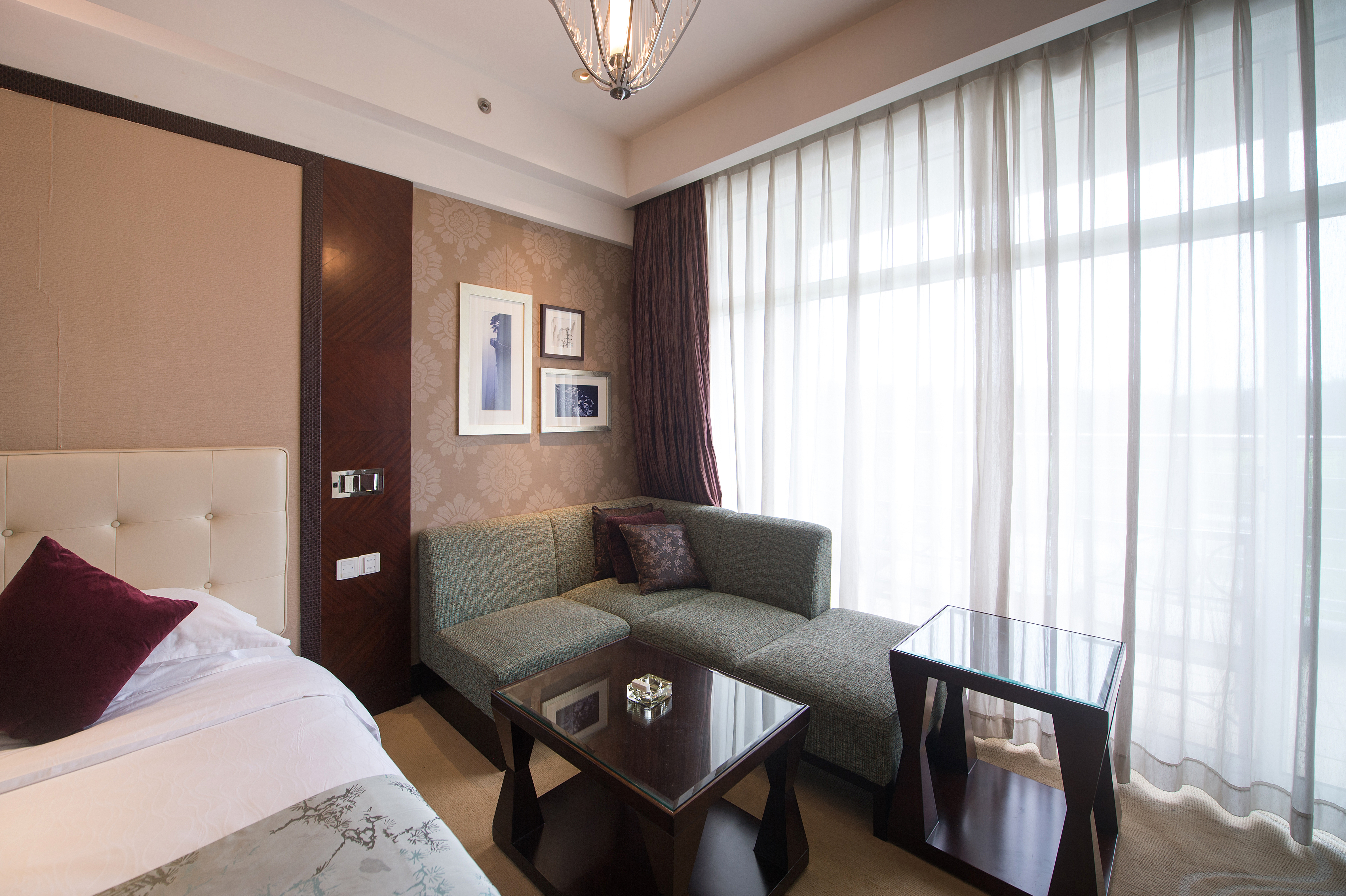 3号楼?果岭双床房【坐卧沙发+舒适睡眠+负氧离子】