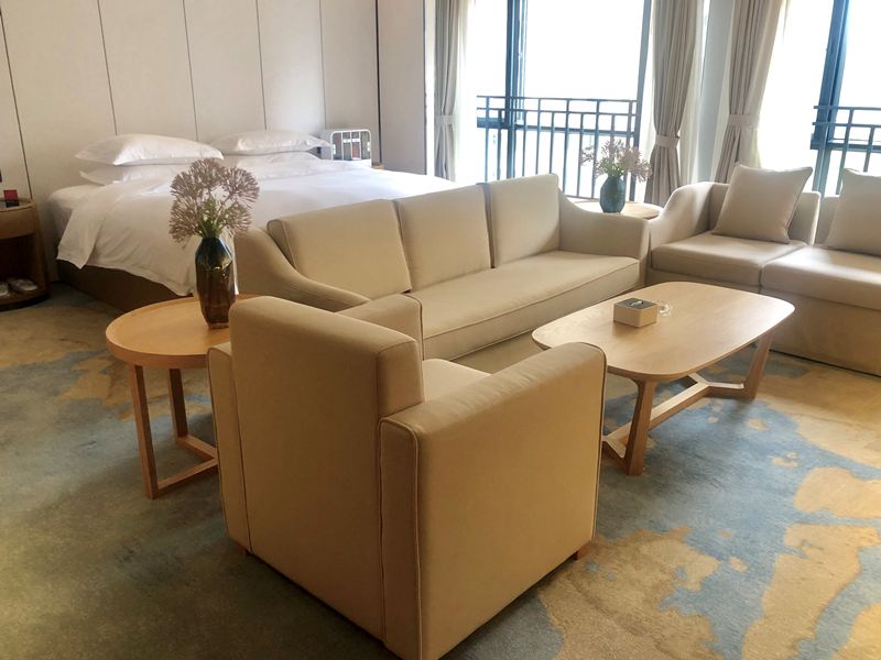 商务会客大床房|森林氧吧+零压床垫+会客沙发