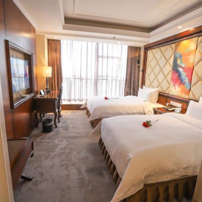 觀景雙床房【深睡級床品+高定床墊+護頸乳膠枕】 華隆麗都精品酒店（輝縣共城大道店）優惠