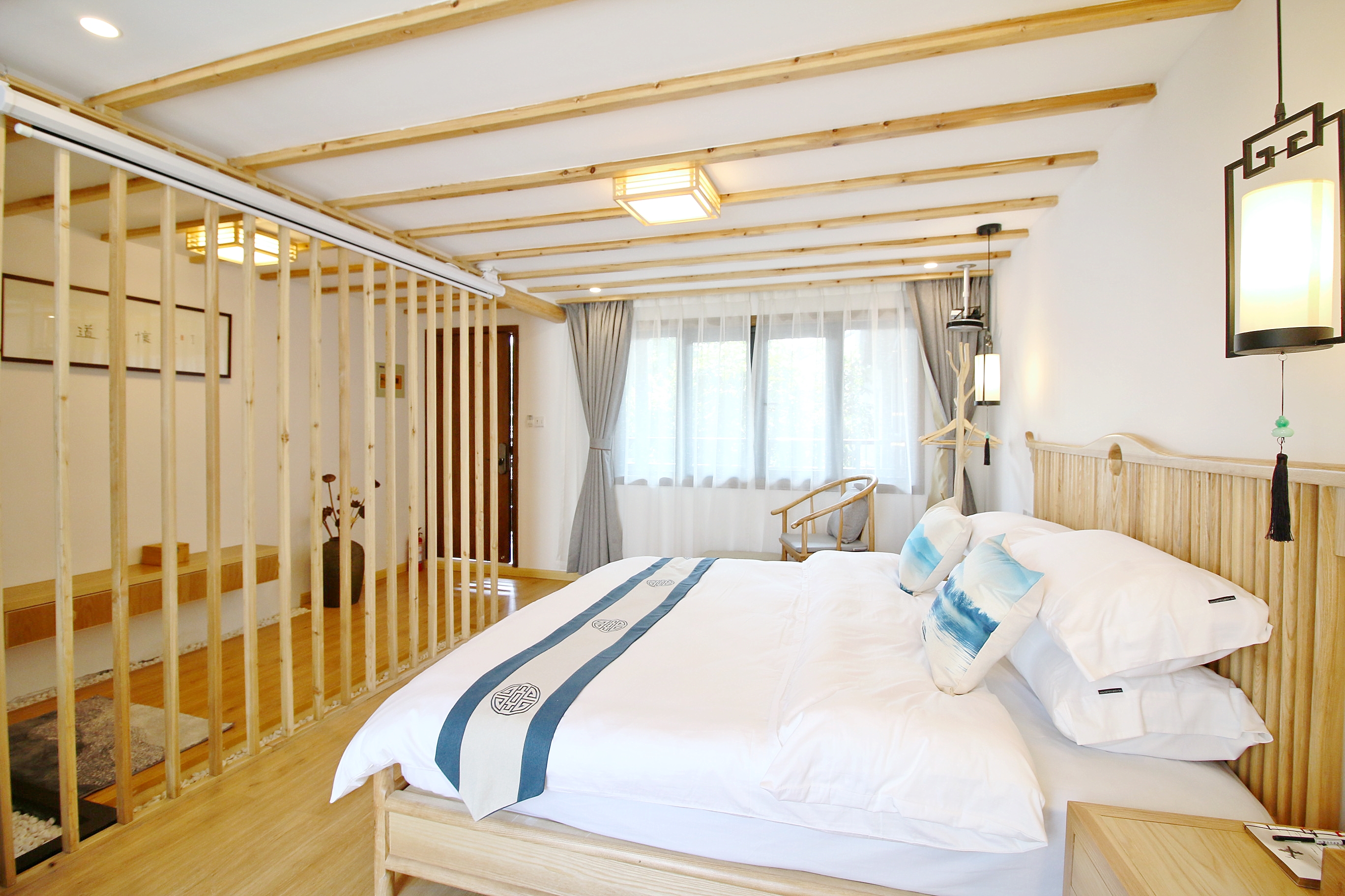 和畅|复式景观家庭间（小童区域+独立浴缸+书法体验）