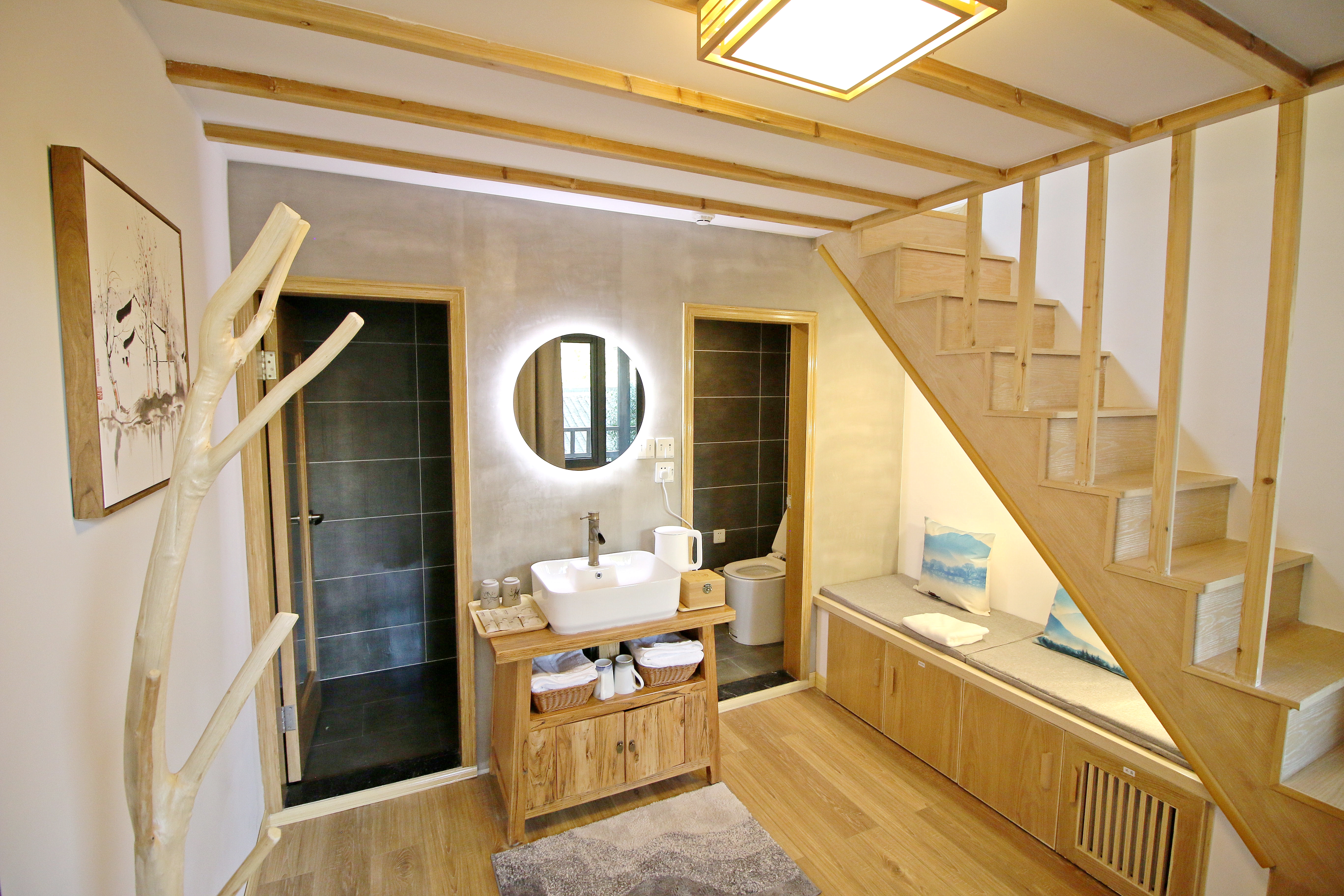 趣舍|复式温馨大床房（复式loft阁楼+仰卧天景）