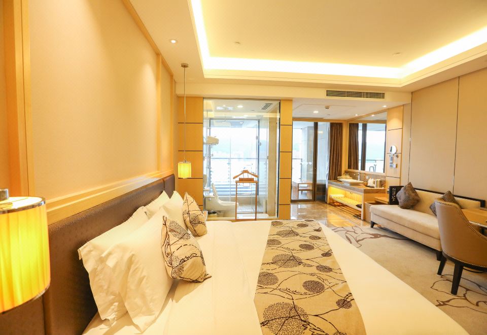 温泉行政大床房（阳台私人泡池）