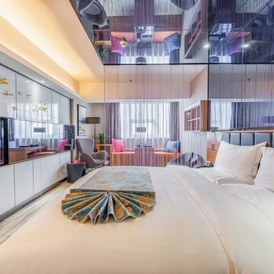 休閒音樂大床房 聖美精品飯店（太原柳巷鐘樓街店）優惠