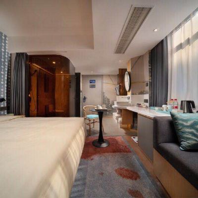 豪華大床房（零壓床墊）+（新風系統）+（智能客控） CityNote希諾酒店（廣州北京路大佛寺公園前地鐵站店）優惠