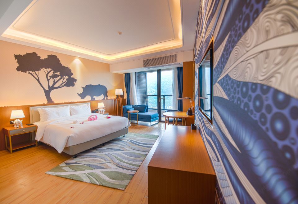 動物主題大床房