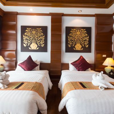 奢華雙床房（帶水療浴缸和陽台） 禁菸 斯里蘭納別墅飯店優惠