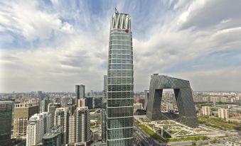 The world's tallest building offers a stunning view of filming locations and the surrounding skyscrapers at Jen Beijing by Shangri-La