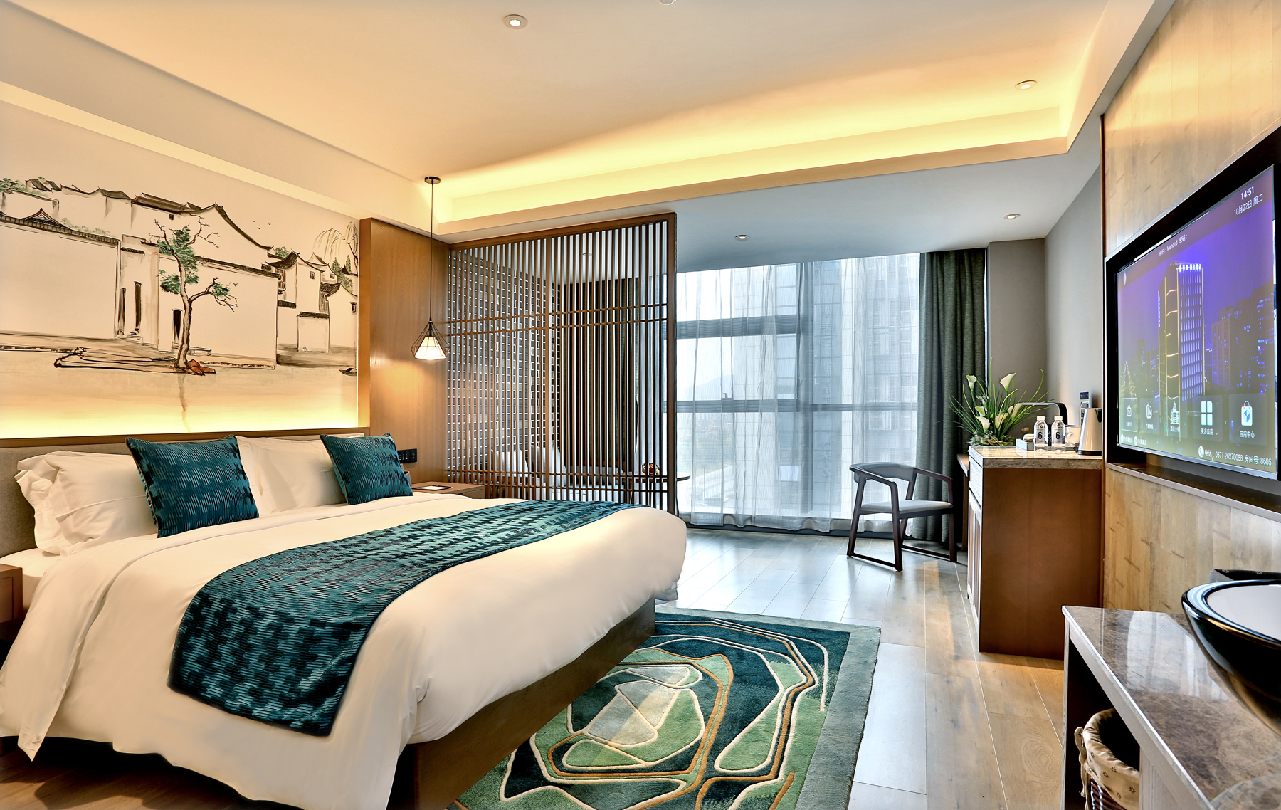 MEHOOD LESTIE Hotel (Hangzhou Xixi Wetland Science and Technology City)雅致大床房（慕思床垫+箭牌智能马桶）