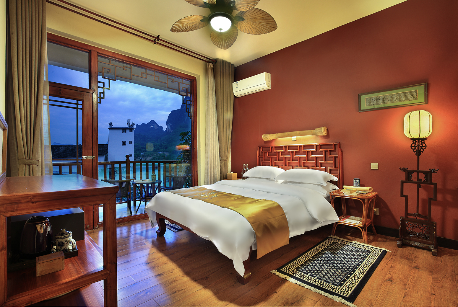 月亮山景阳台大床房（柚林围炉煮茶+私享柚子林+观景露台）