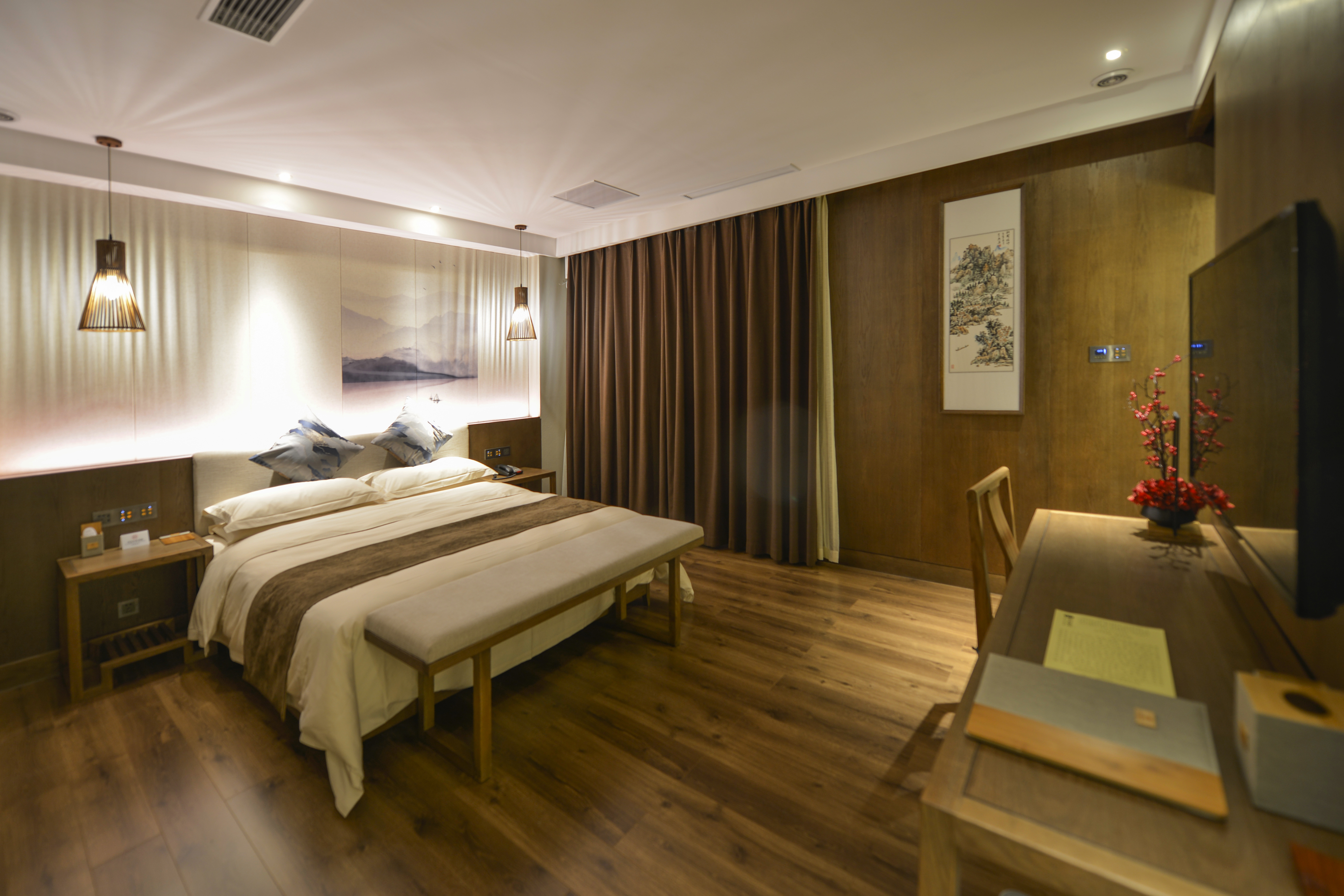 Chanyu Jingshe Hotel庭院套房