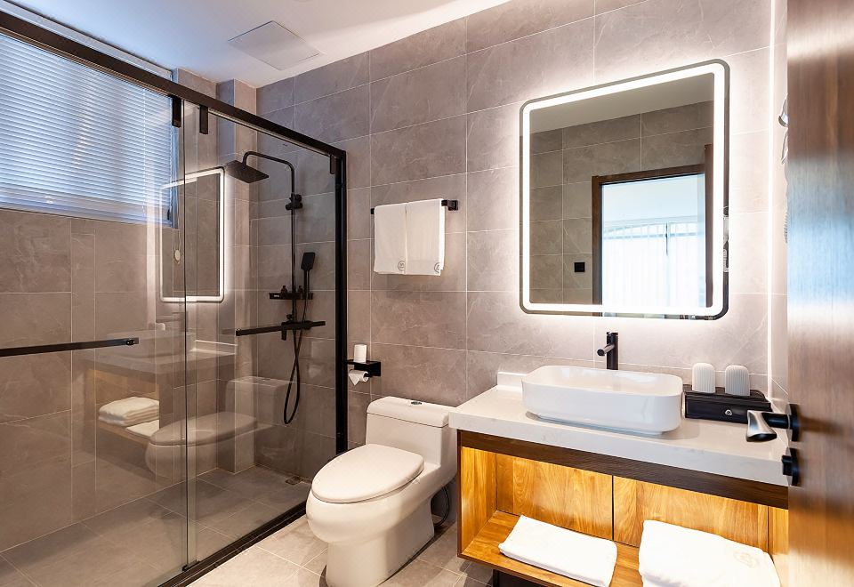 伴海·别墅大床房|洗衣机+冰箱