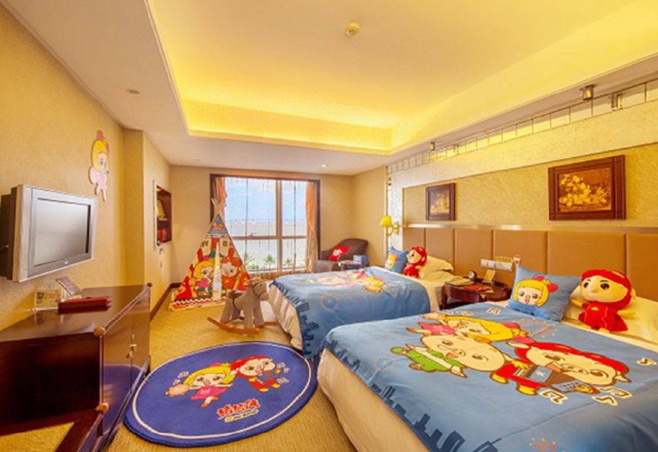 猪猪侠酷芽觅海景亲子双床房