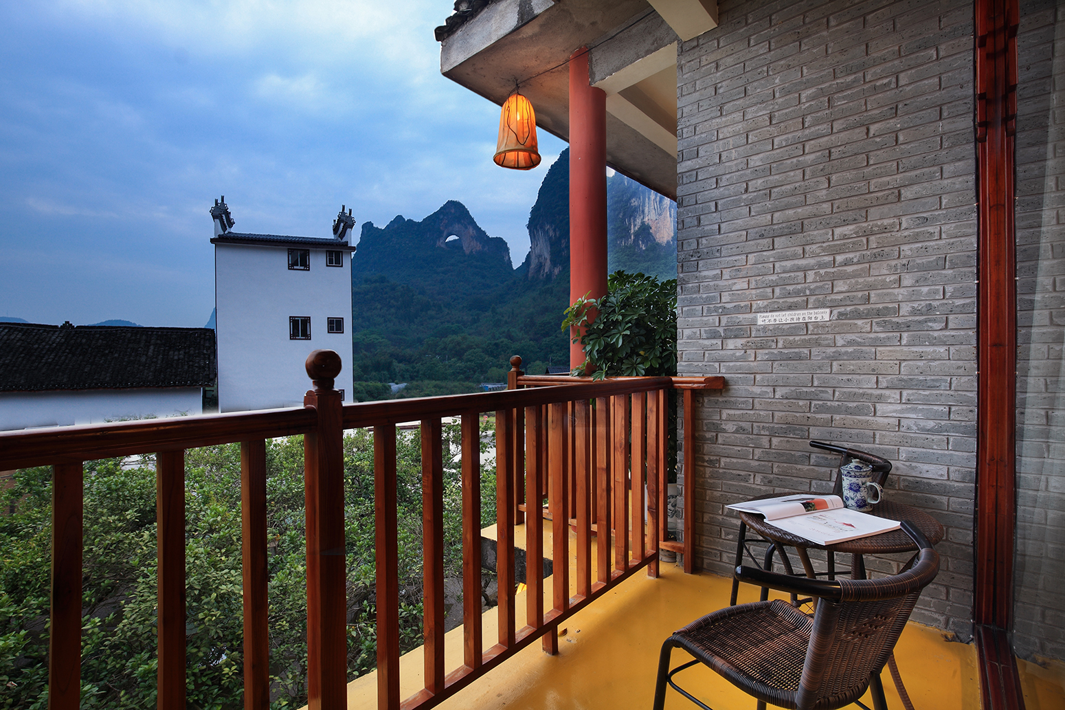 月亮山景阳台亲子房（柚林围炉煮茶+私享月亮山+古韵茶室）