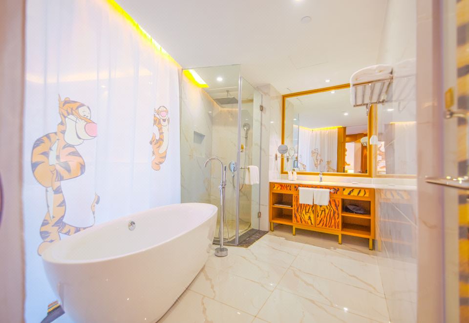 動物景觀家庭房（直麪動物園+上下鋪床）