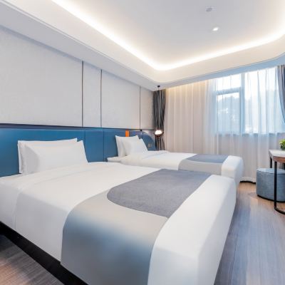 雙床房（電視投屏） 和頤至尚飯店（上海虹橋古北路伊犁路地鐵站店）優惠