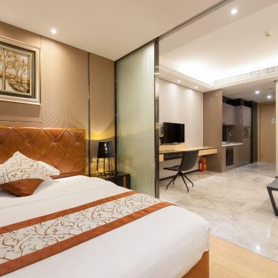 舒適大床房 易成國際公寓（廣州北京路公園前地鐵站店）優惠