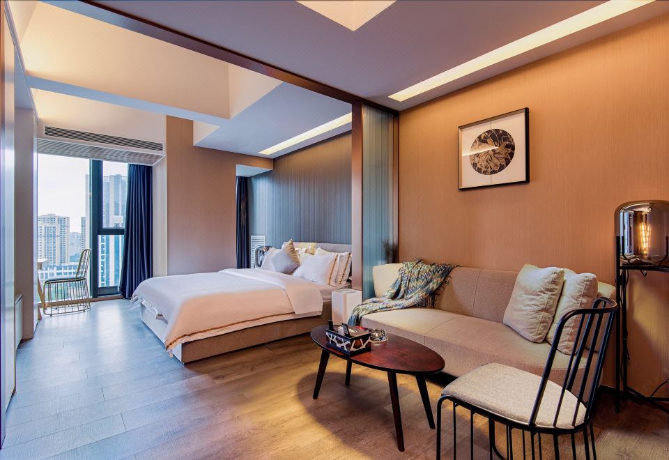 精英商務大床房（洗衣機+熨衣設備+咖啡機）