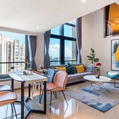 江景三居室複式套房 珠光星御國際公寓（廣州沙麵店）優惠