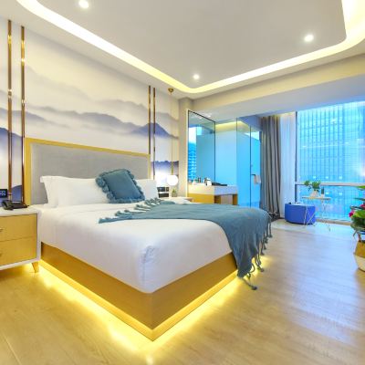 豪華商務大床房 金色時光飯店公寓（瀋陽太原街興隆店）優惠