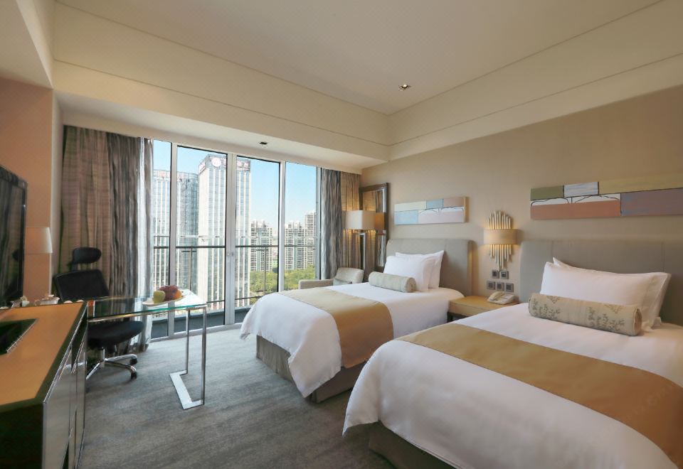 豪华CBD景观双床房（阳台）