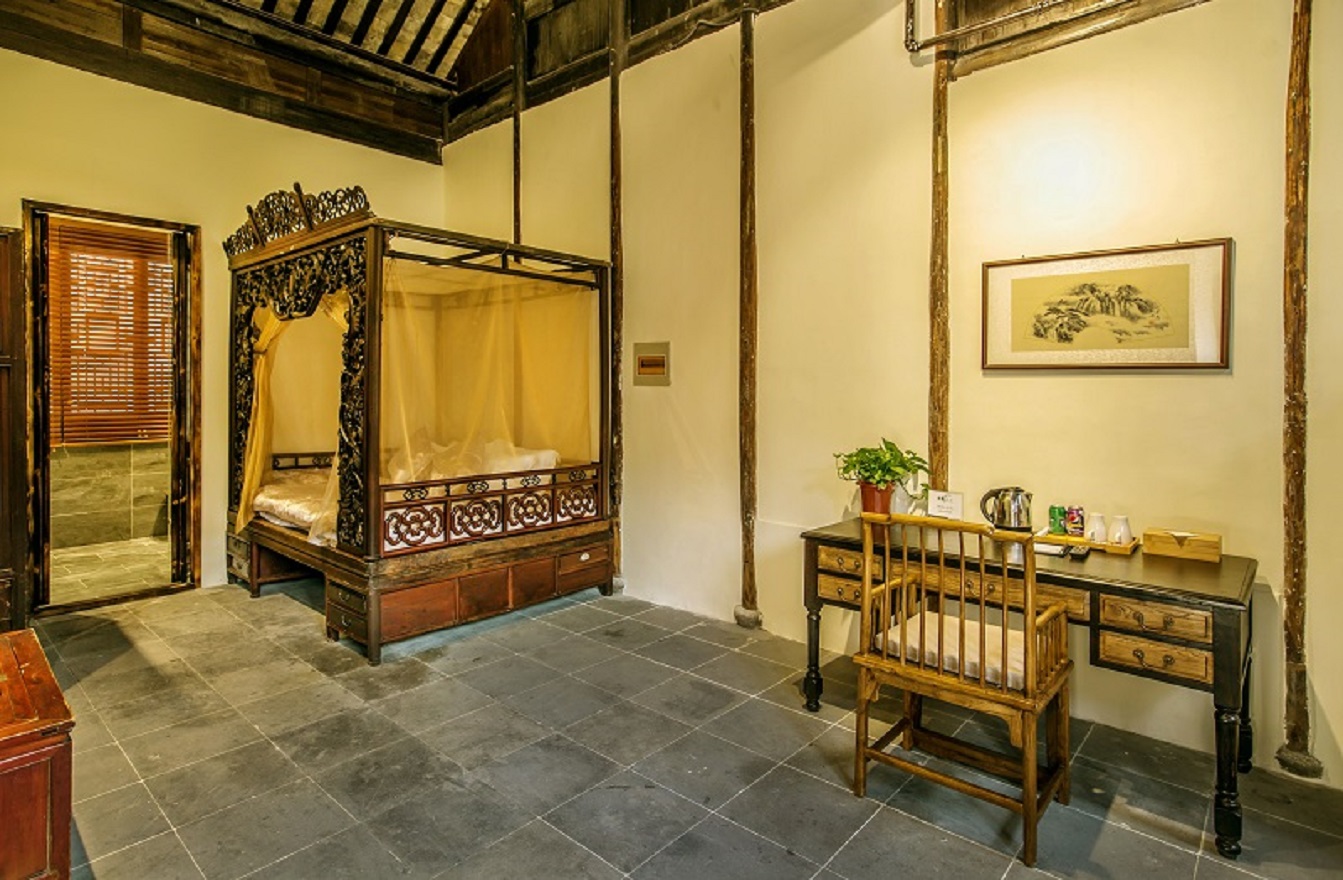 独栋·三卧一厅江南庭院（二四六）（绝美雕花床+园林小院+民国会客厅）