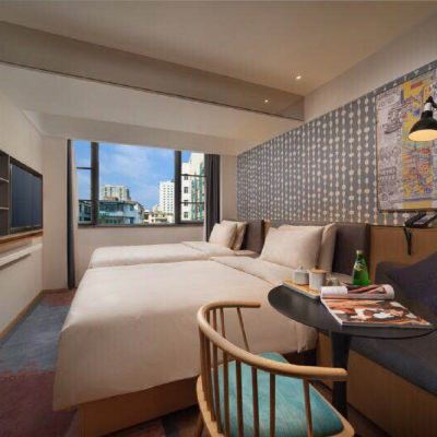 希諾雙床房（零壓床墊）+（新風系統）+（智能客控） CityNote希諾酒店（廣州北京路大佛寺公園前地鐵站店）優惠