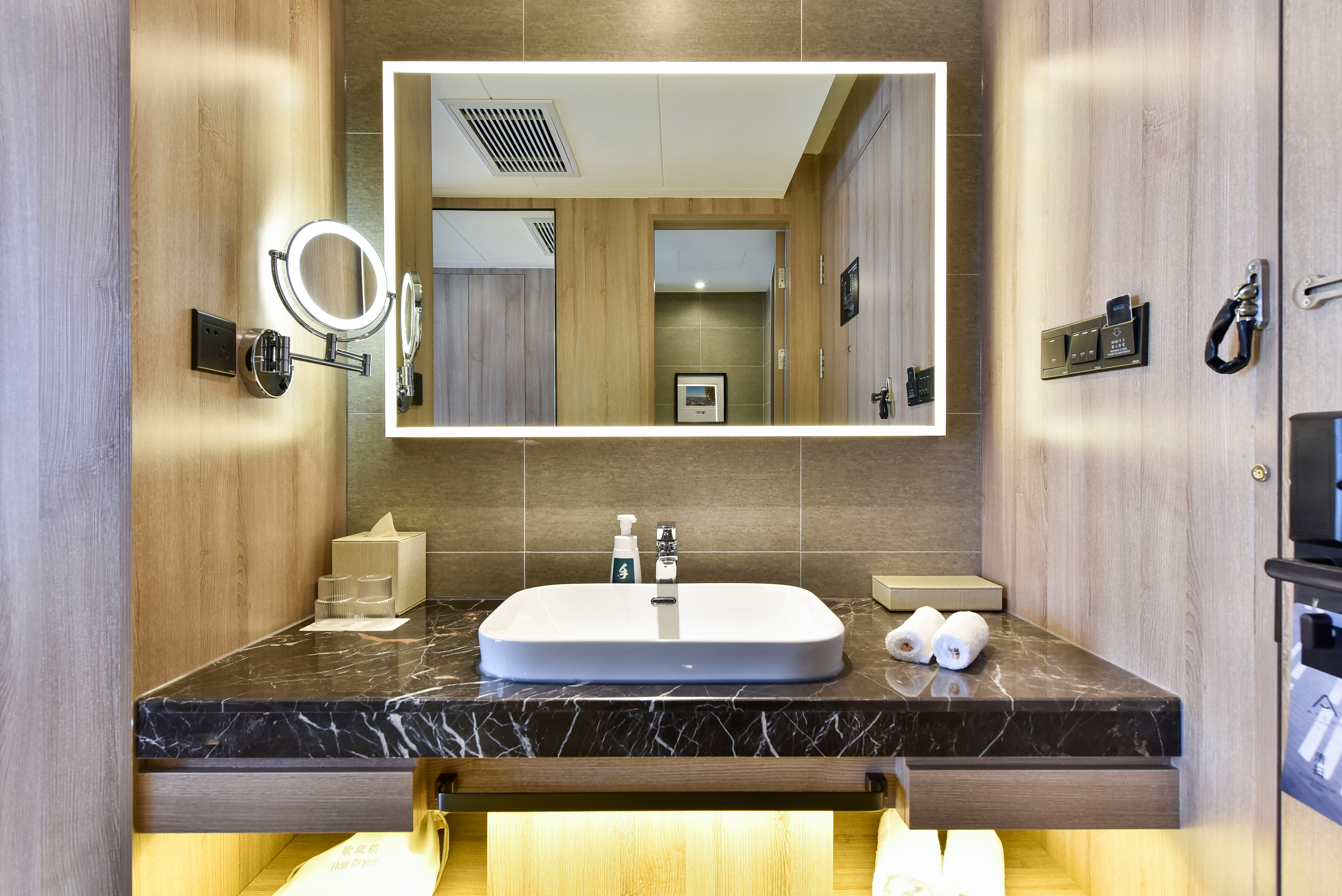 雅致双床房（手机投屏）