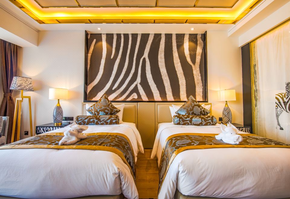 動物主題雙床房