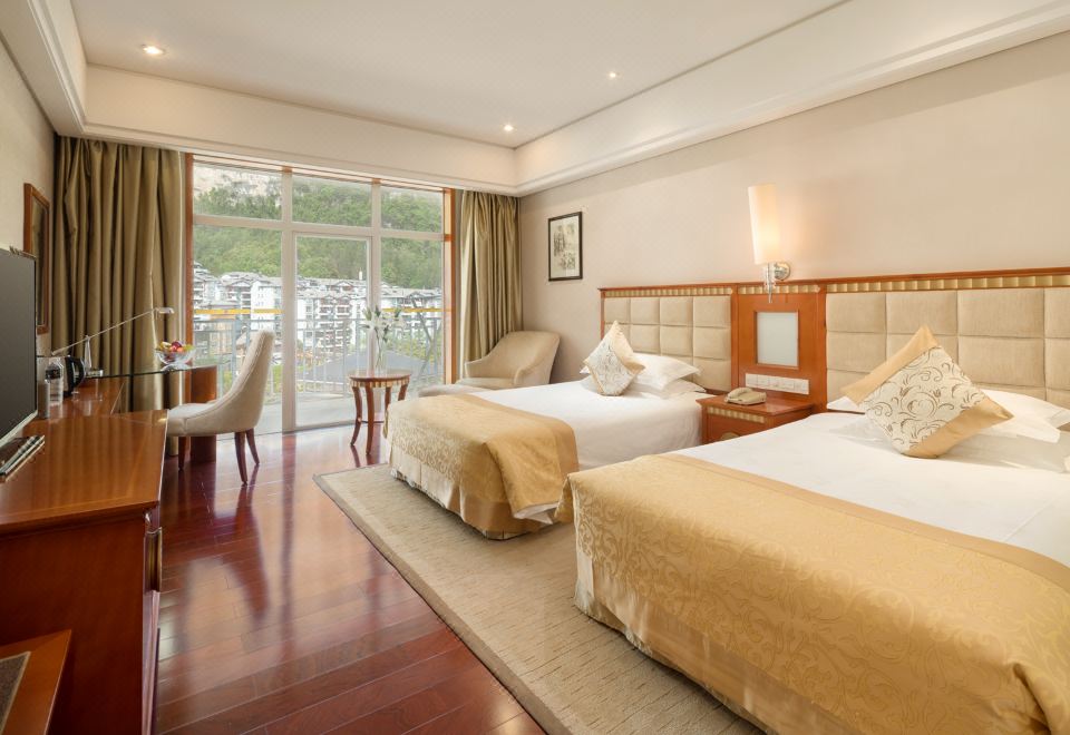 Qinghe Jinjiang International HotelDeluxe View-seeing Twin Room