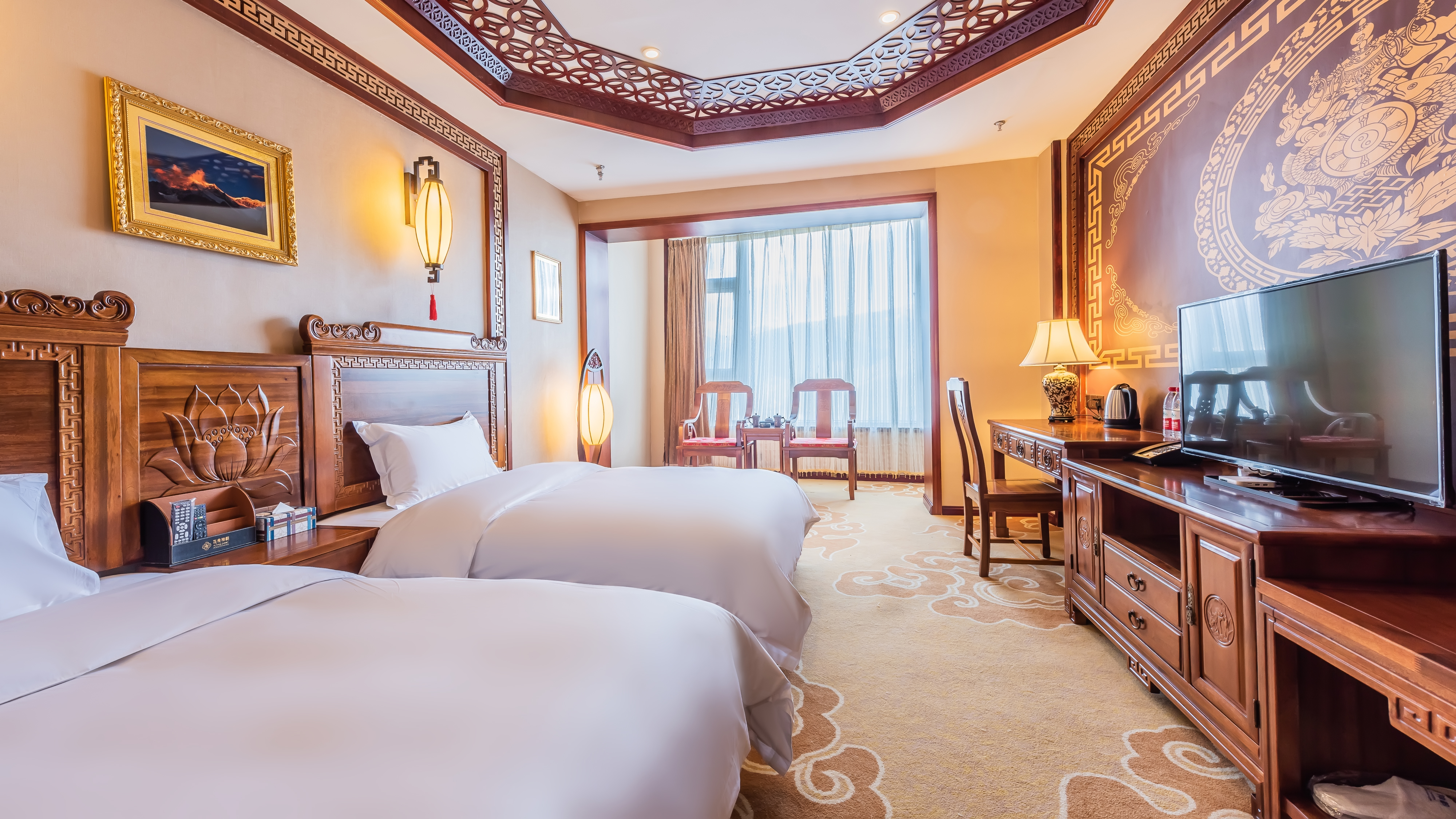 神韵雪山景高级双人房（空调+供氧）