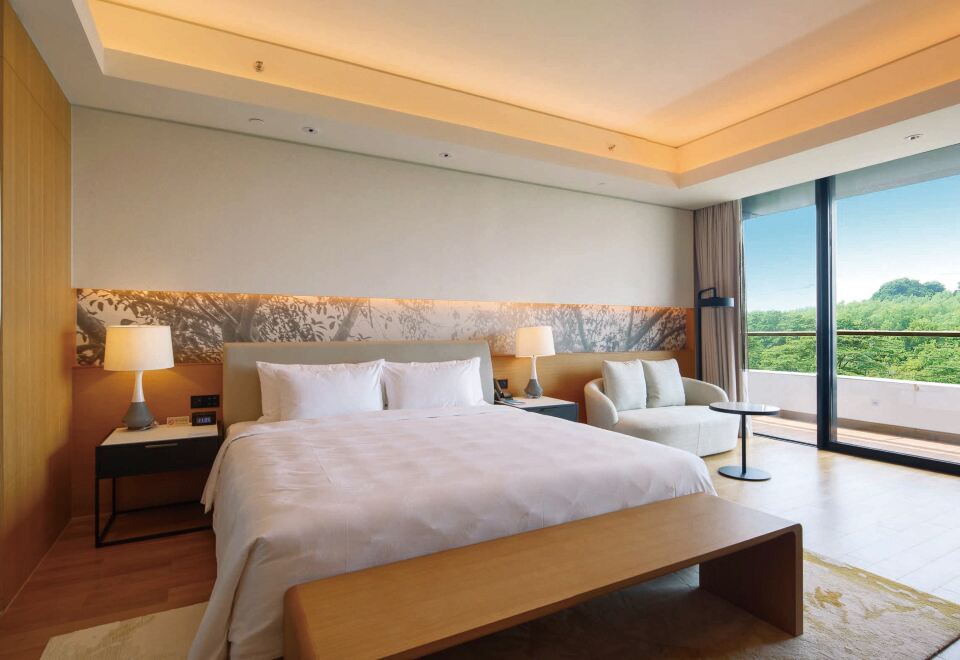 高級園景大床房