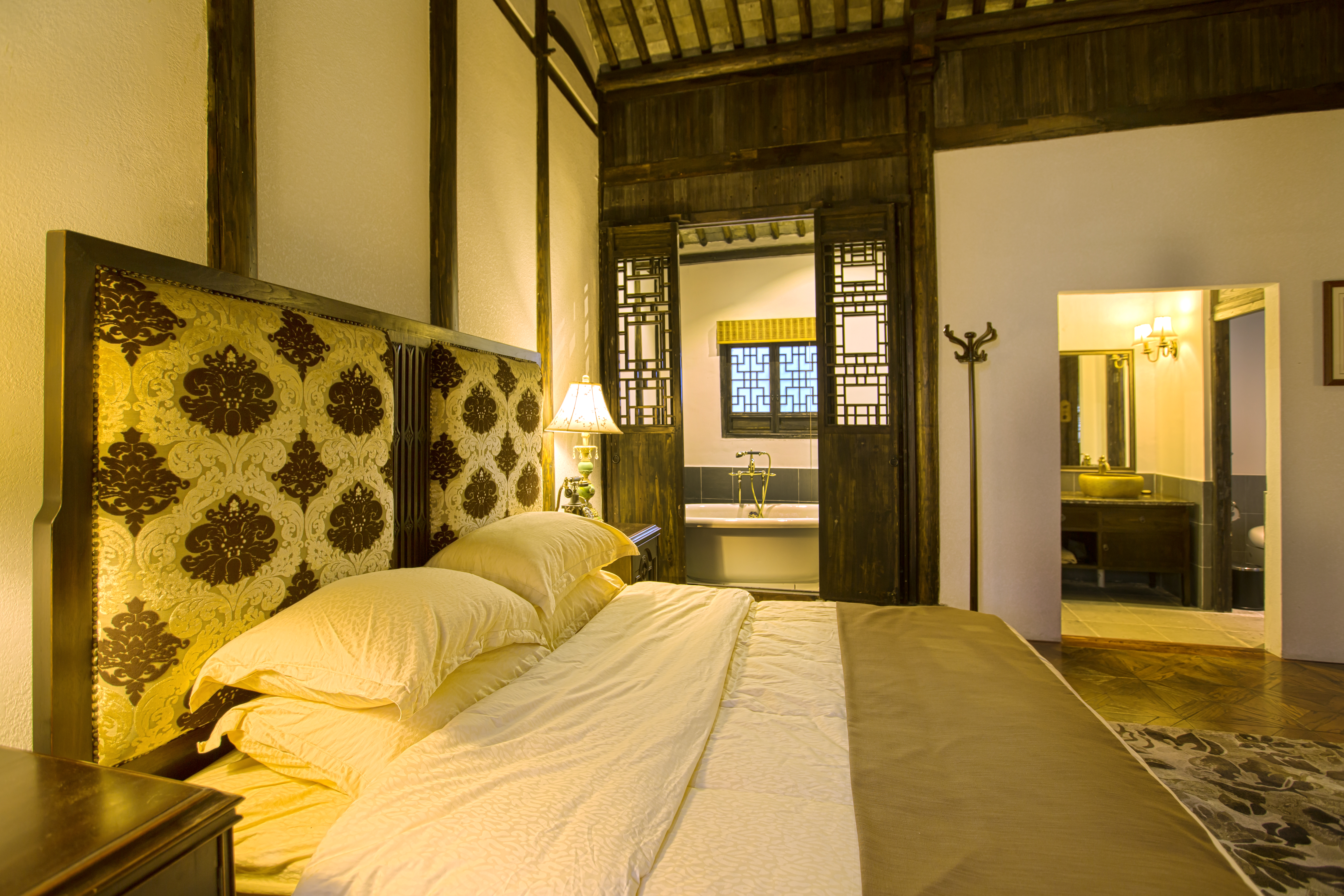 河景·一卧一厅套房（59号）（民国风浴缸+古雅家俱+超大会客厅）