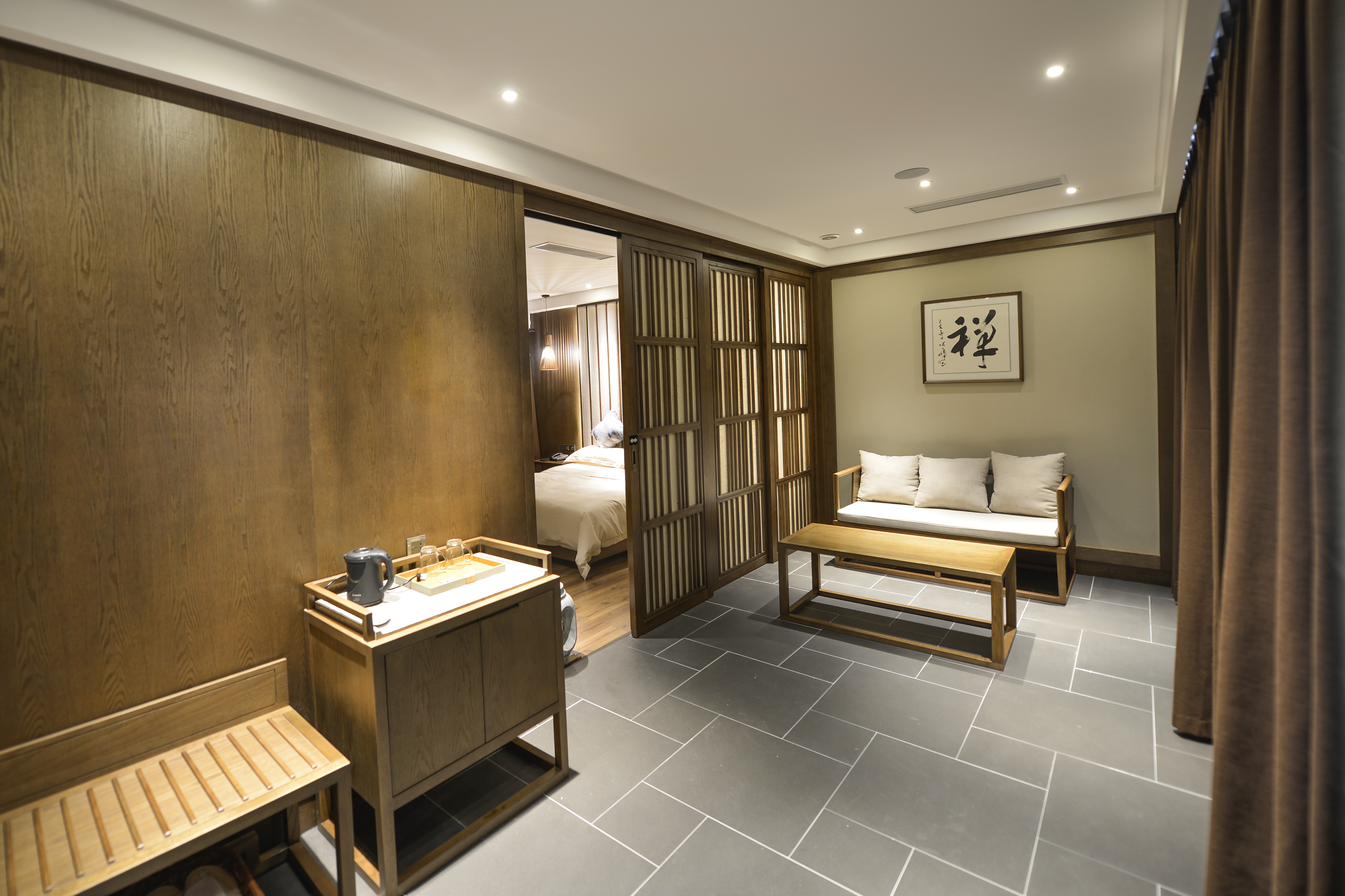 Chanyu Jingshe Hotel庭院套房