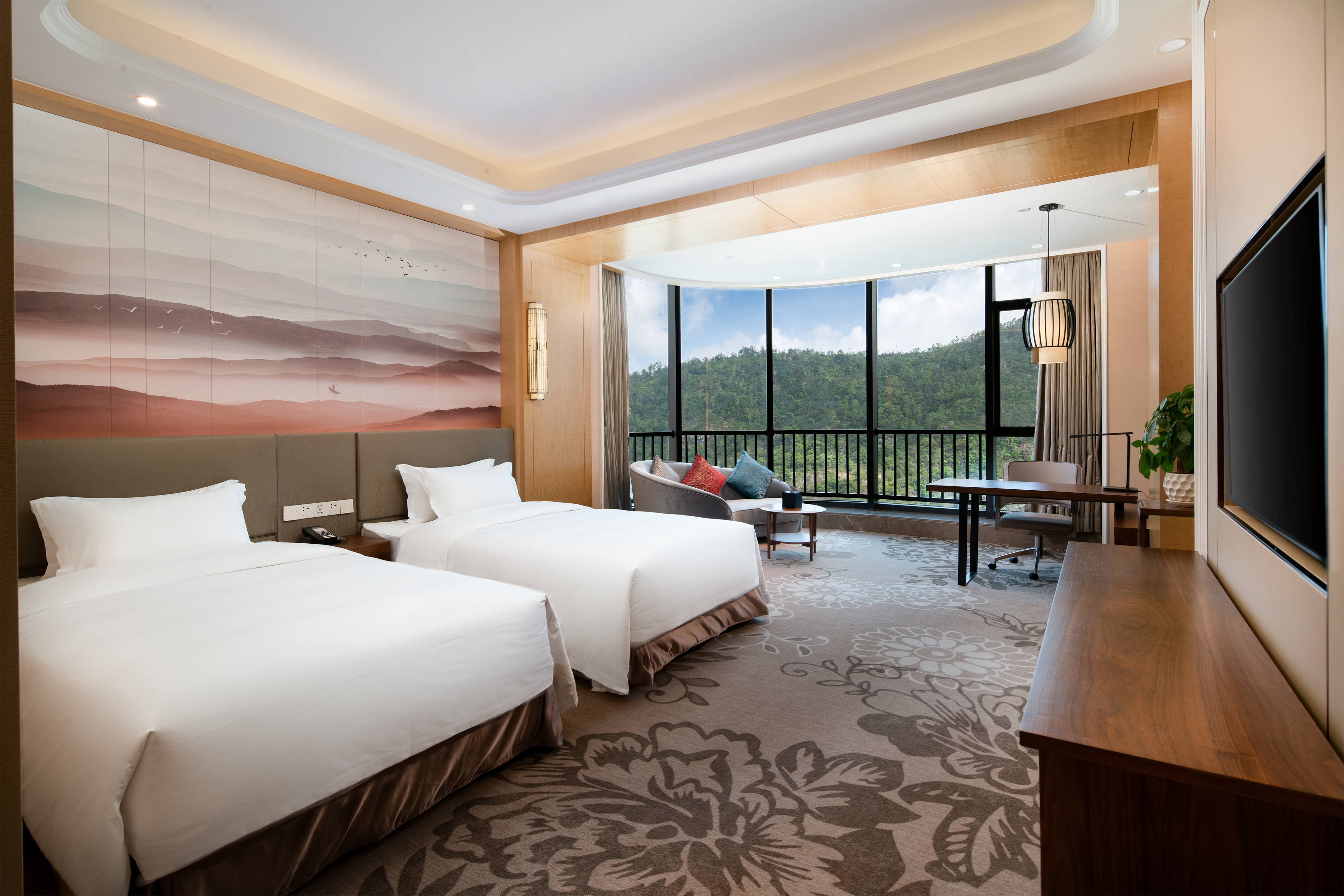 朝迎清风·慕云双床房