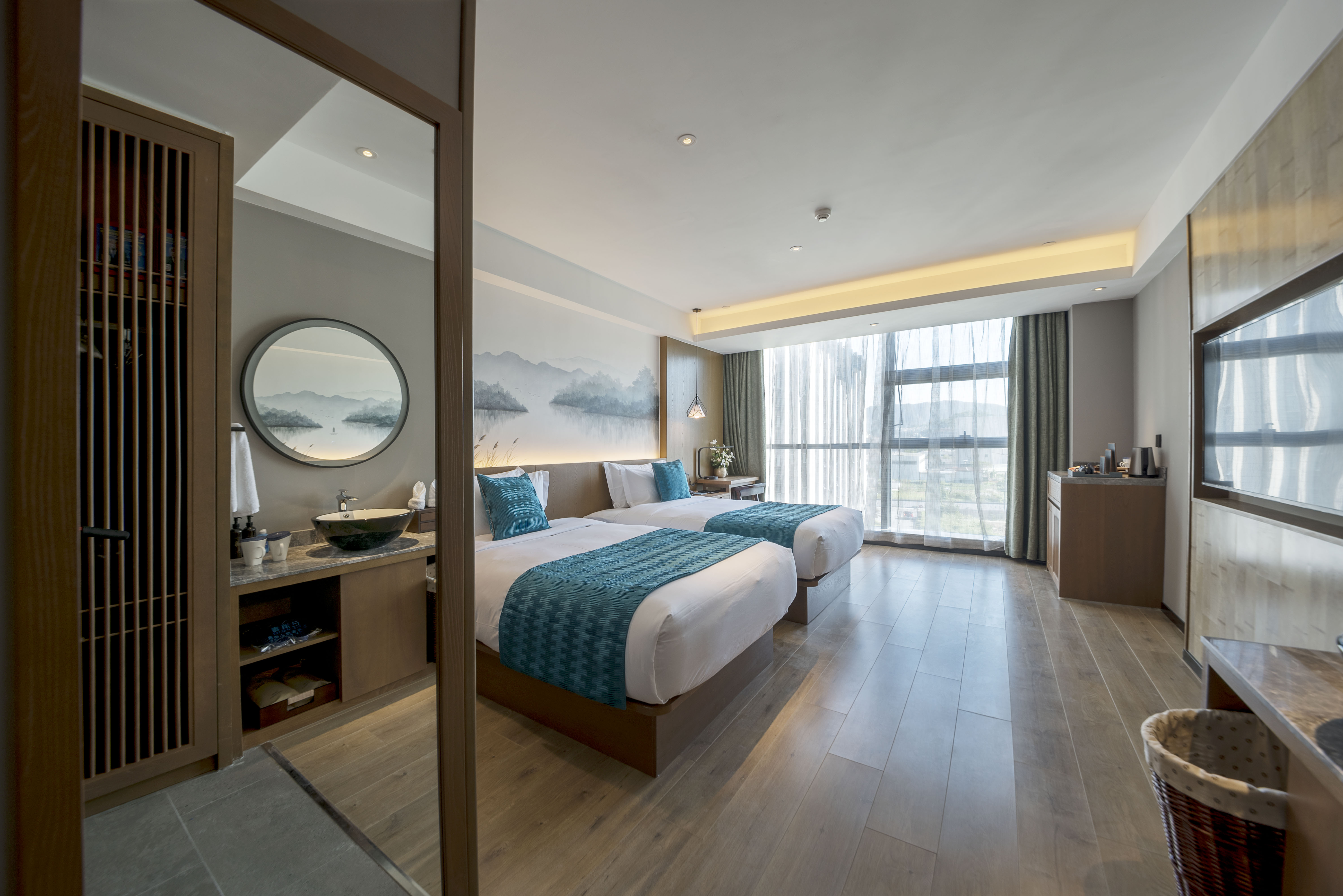 雅致双床房（慕思床垫+箭牌智能马桶）