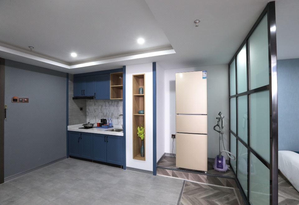 自由云·Loft家庭雙床大套房【洗衣機+小廚房+冰箱】