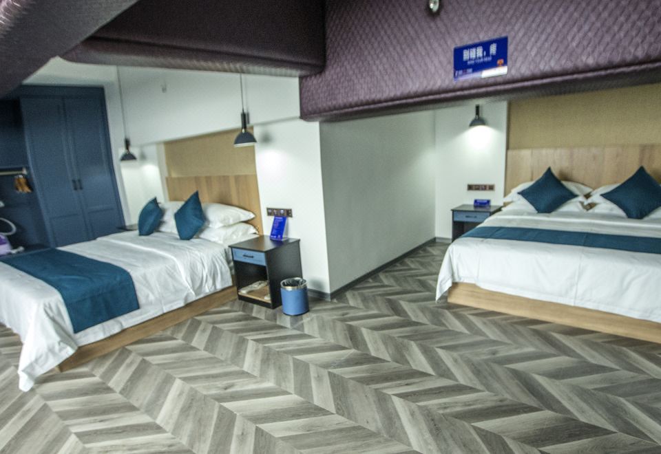 自由云·Loft家庭三床大套房【洗衣機+小廚房+冰箱】