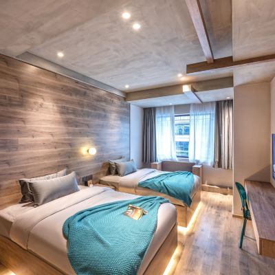 璞宿•雙床房（恆溫馬桶，mini冰箱，投屏電視） 蘇州·璞宿飯店（觀前街拙政園店）優惠