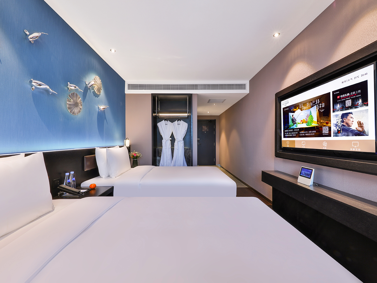 豪华双床房（迷你吧+手机投屏+智能客控）
