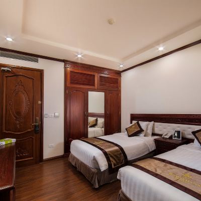 高級雙床房（無窗） 河內聖皇家飯店優惠