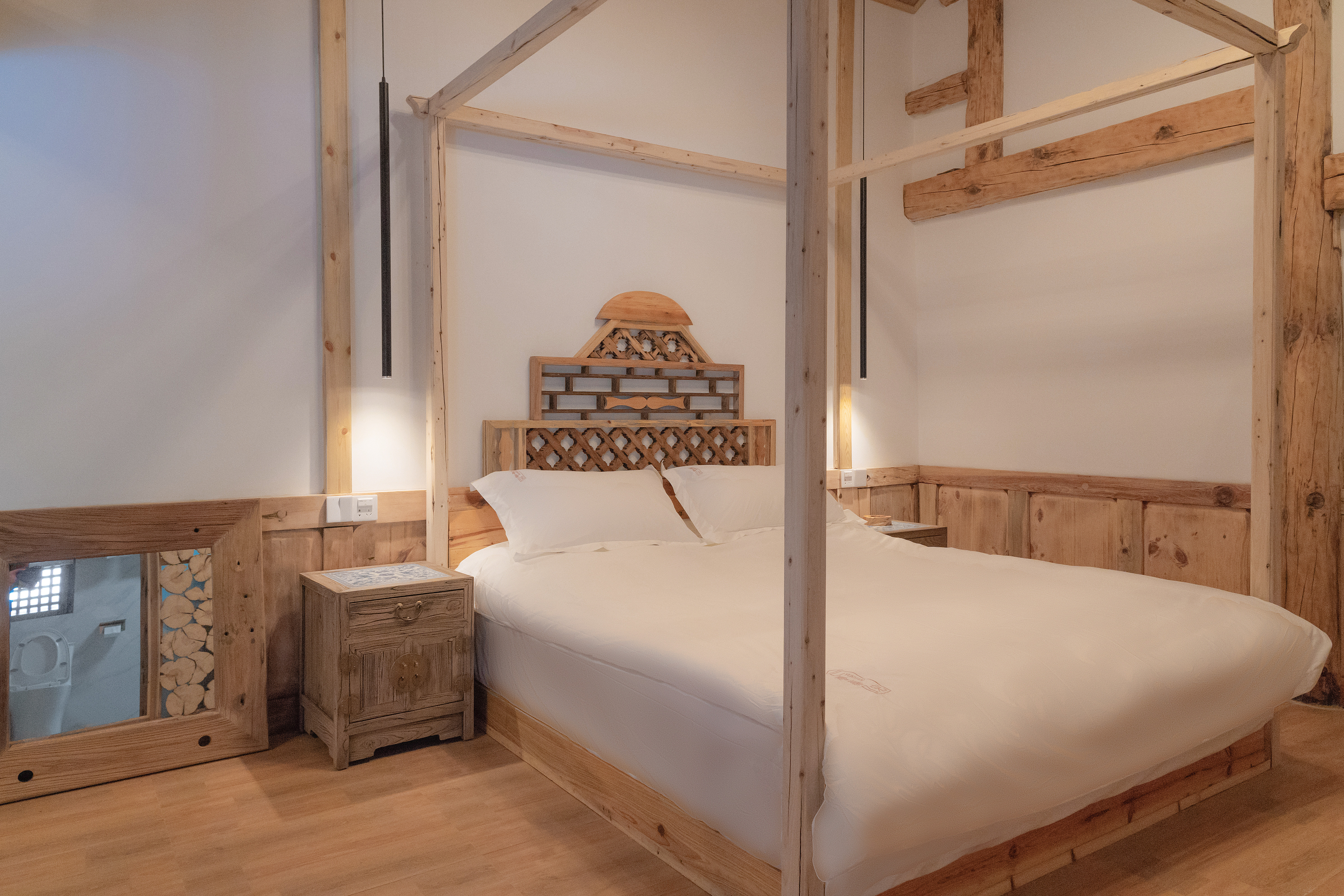 白露·豪华阳台套房+180°观景阳台+中式茶具