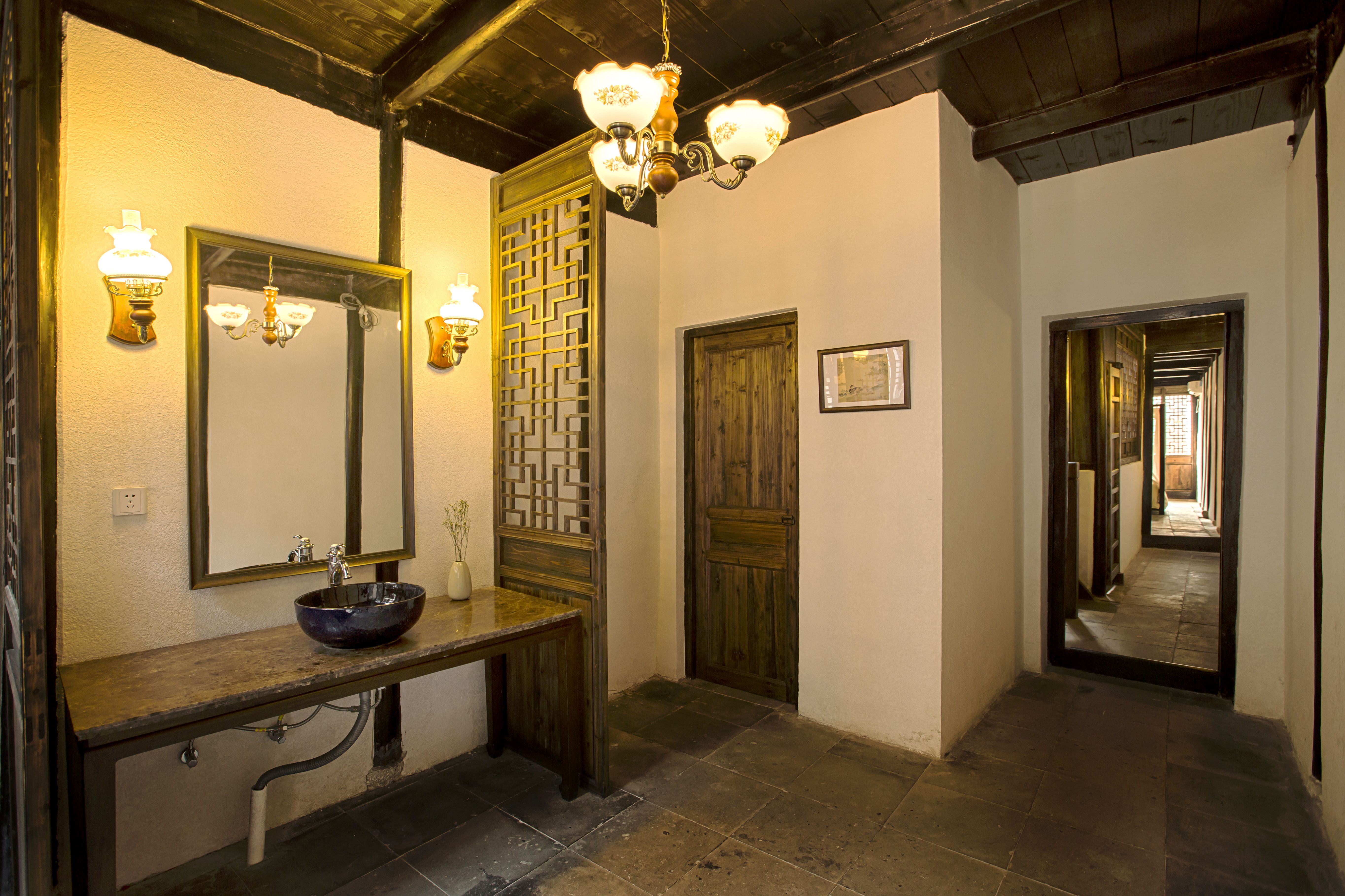 河景·两卧两厅复式套房（75号）（古雅丝制蚊帐+民国风会客厅+超大榻榻米）