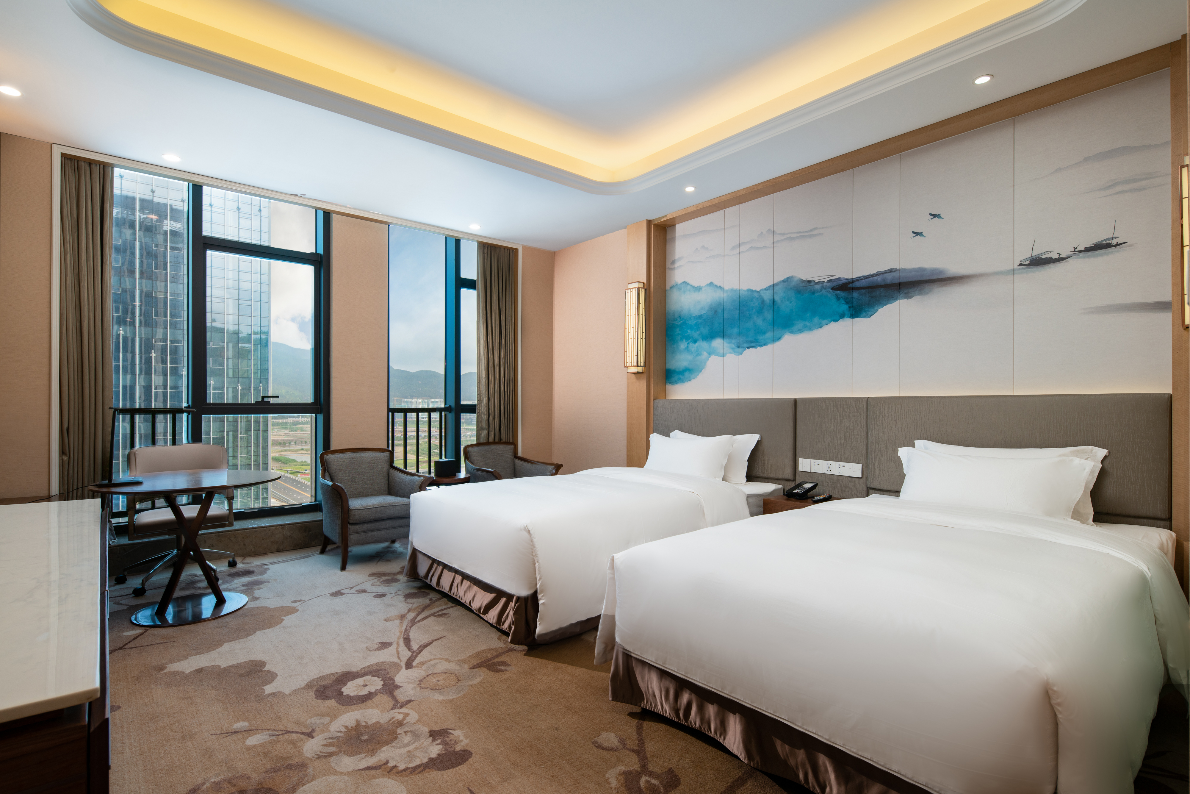 清光洒落·雅致双床房