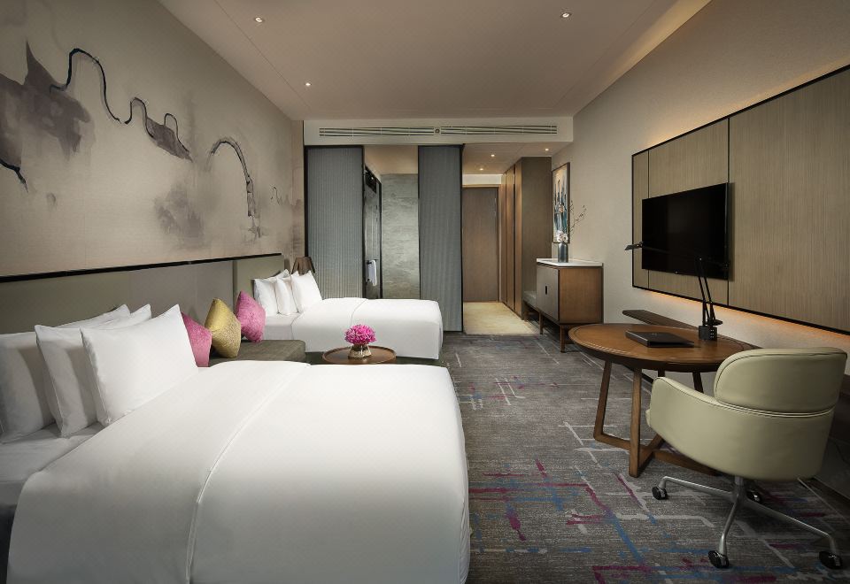 雪遥行政湖景双床房