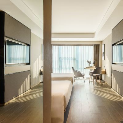 豪華雙床房 樂山高鐵站亞朵飯店優惠