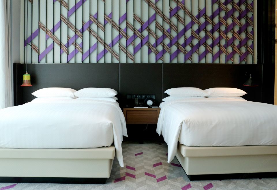 尊贵双床房（电动窗帘+网红打卡）