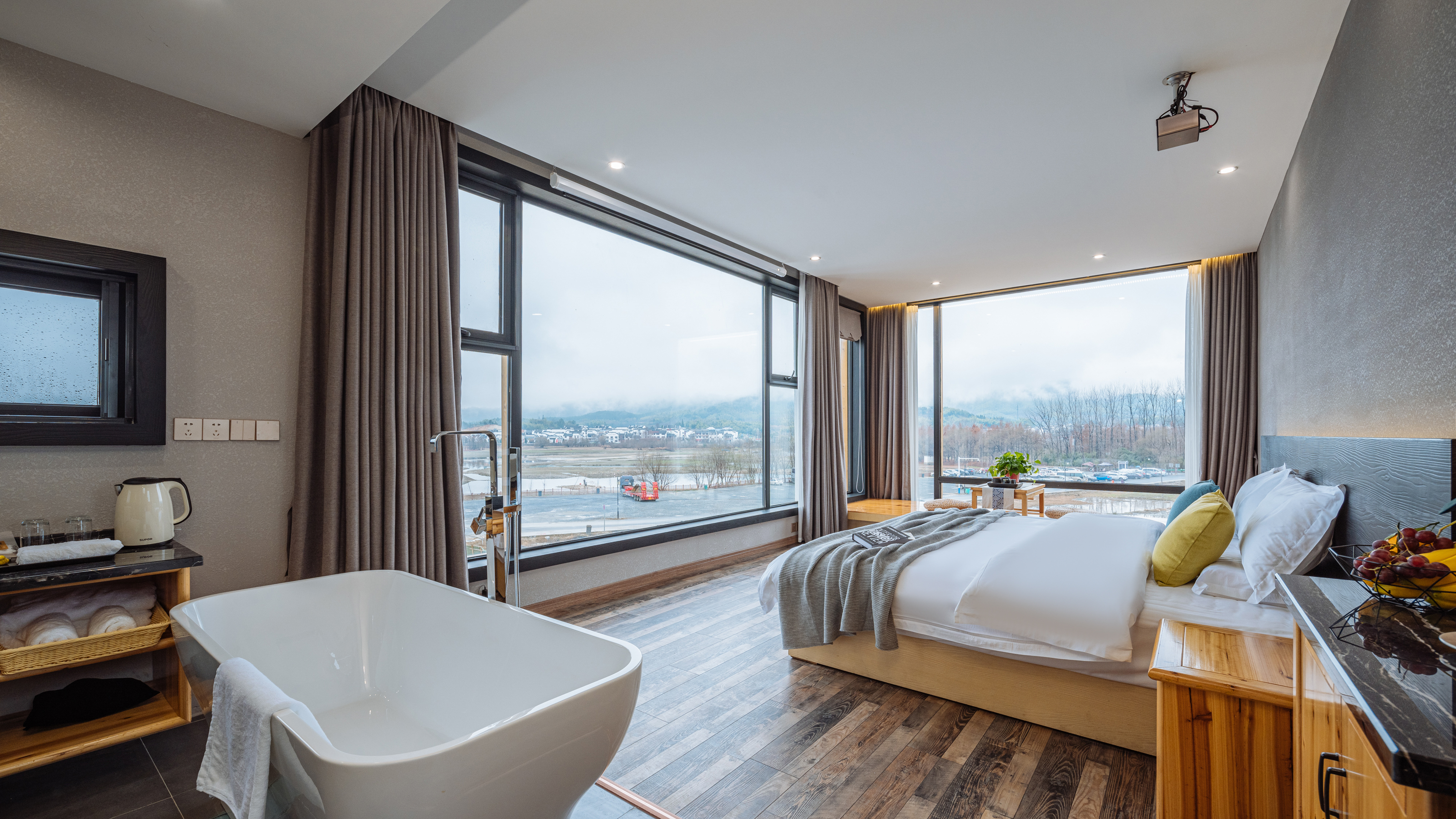 和光·270°观景大床房（榻榻米茶台）