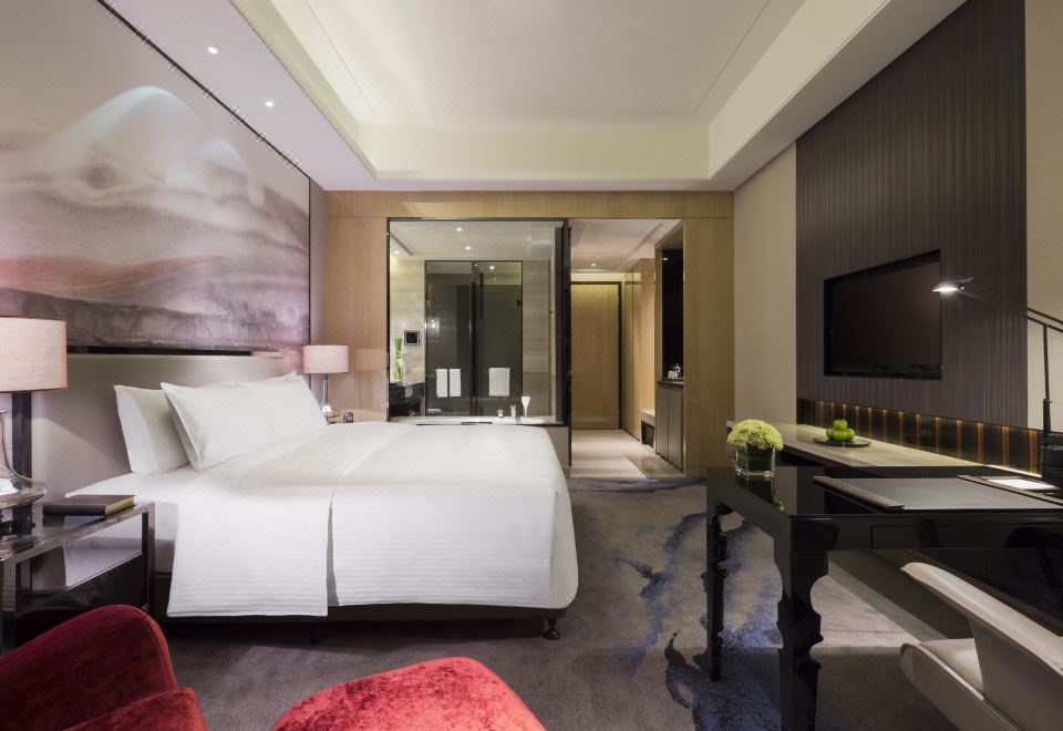 Wanda Realm WuhanExecutive Floor Double Bed Room (Tranquil Oasis)
