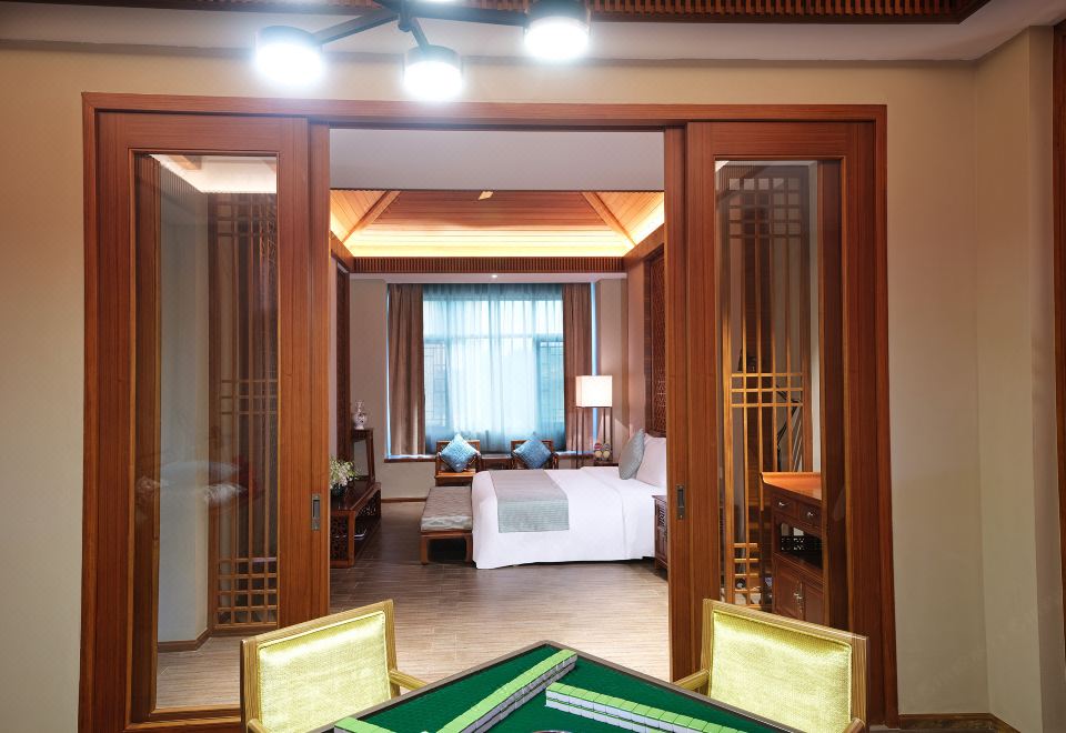 伴山别墅三房V1-独立泳池-私家泡池-麻将房-私家花园