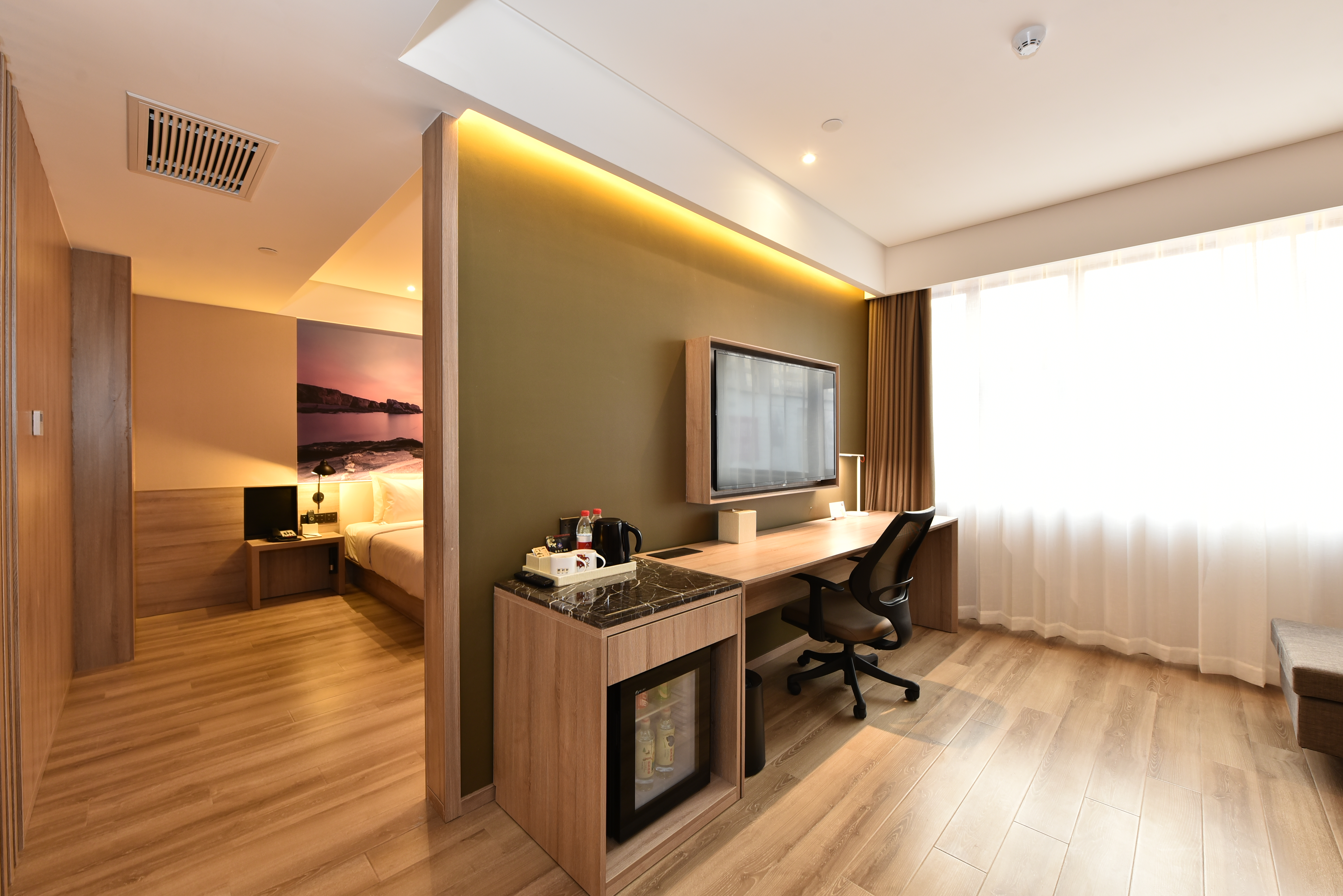 几木套房（小冰箱+手机投屏+浴袍）